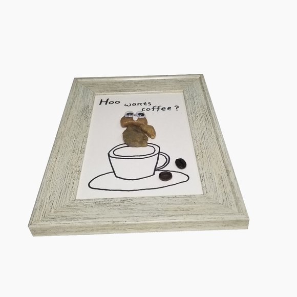 Pebble Art – Who Wants Coffee - Picture 4 of 5